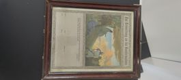 Antikes Konfirmationsbild gerahmt "Otto Ernst" (31x41cm)