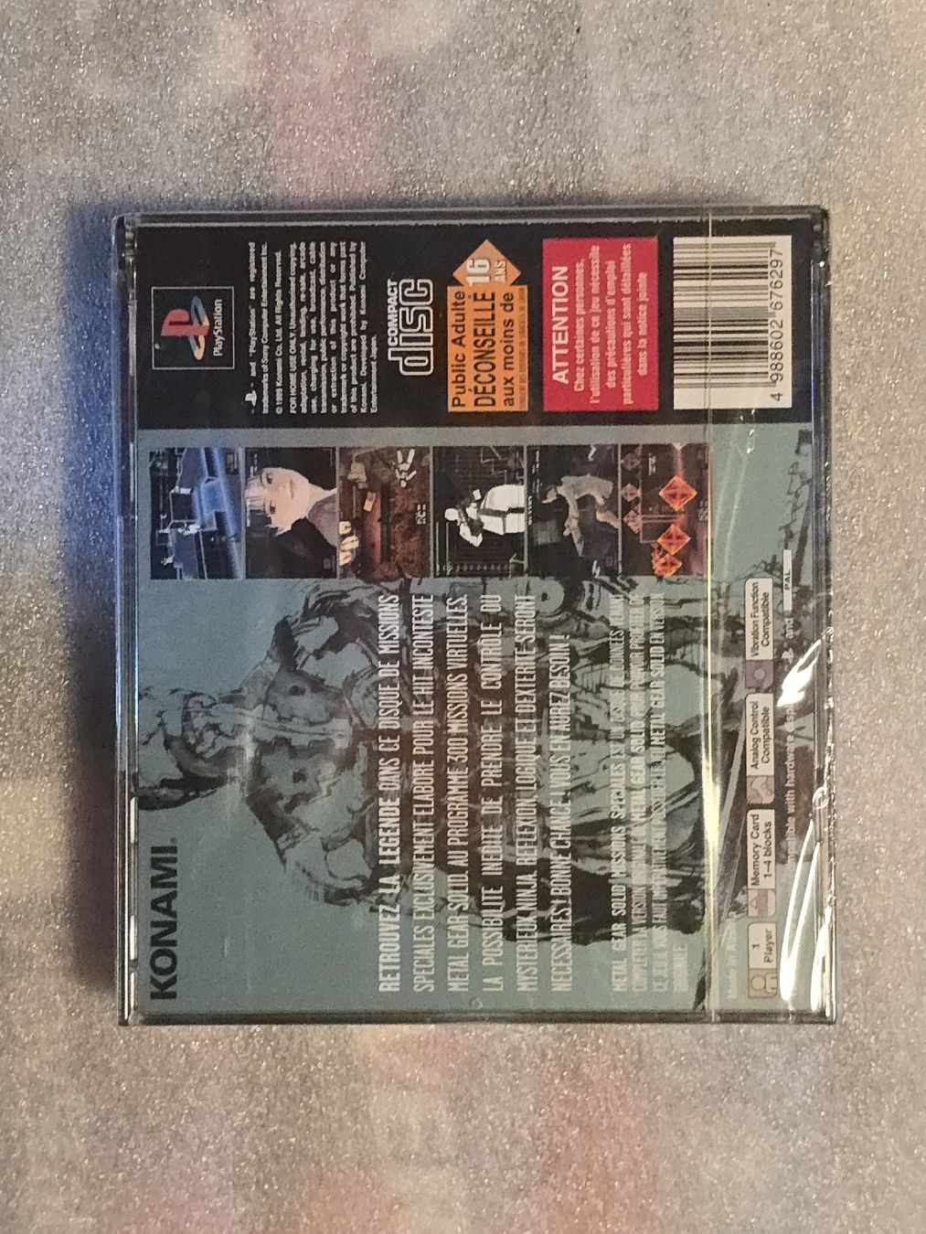 Sony Giochi: Metal Gear Solid: Missions Spéciales - Playstation PAL neuf  – Nuovo e nell'imballaggio originale da Carouge GE venduto da Mon_petit_grenier_27 2