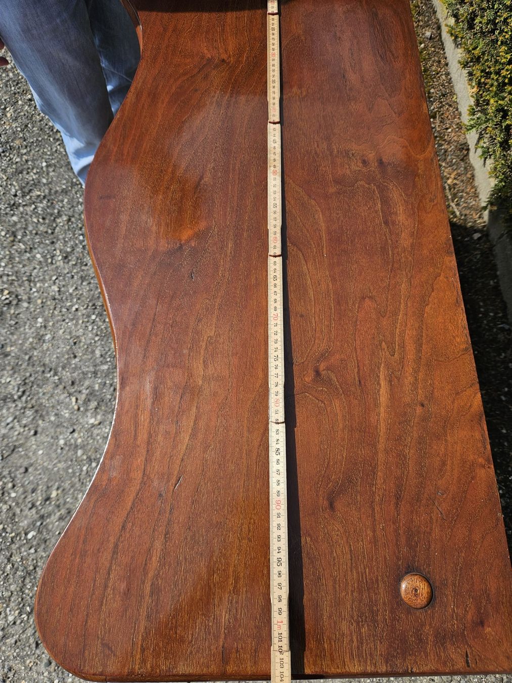 Cassettiere: Commode ancienne en bois massif, 2 portes & 1 tiroir – Usato da Bussigny venduto da Zabeth1030 6
