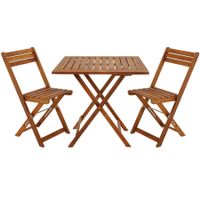 Balkonset 3 teilig -  Akazien Holz
