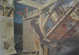 Schulwandbild "Fledermäuse" Linsenmaier Fledermaus B= %%%%%%