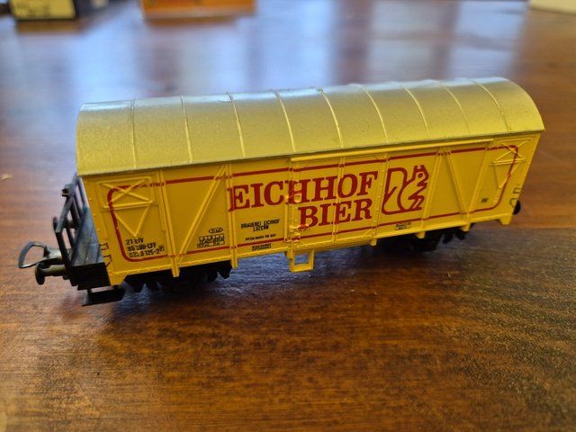 Modelleisenbahnen: Bier Eisenbahnwagen Brauerei Eichhof – Gebraucht aus St.Gallen von Stocken64