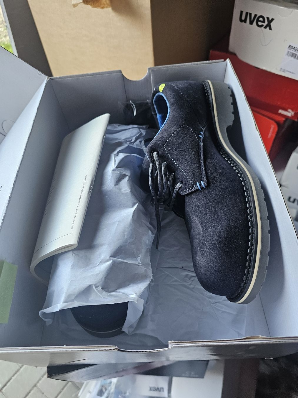 Uvex Scarpe da uomo: UVEX Sicherheitsschuhe gr.41 Neu – Nuovo e nell'imballaggio originale da Zunzgen venduto da Fleksi 4