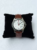 Wenger Swiss Made Men's Watch with Brown Leather Strap