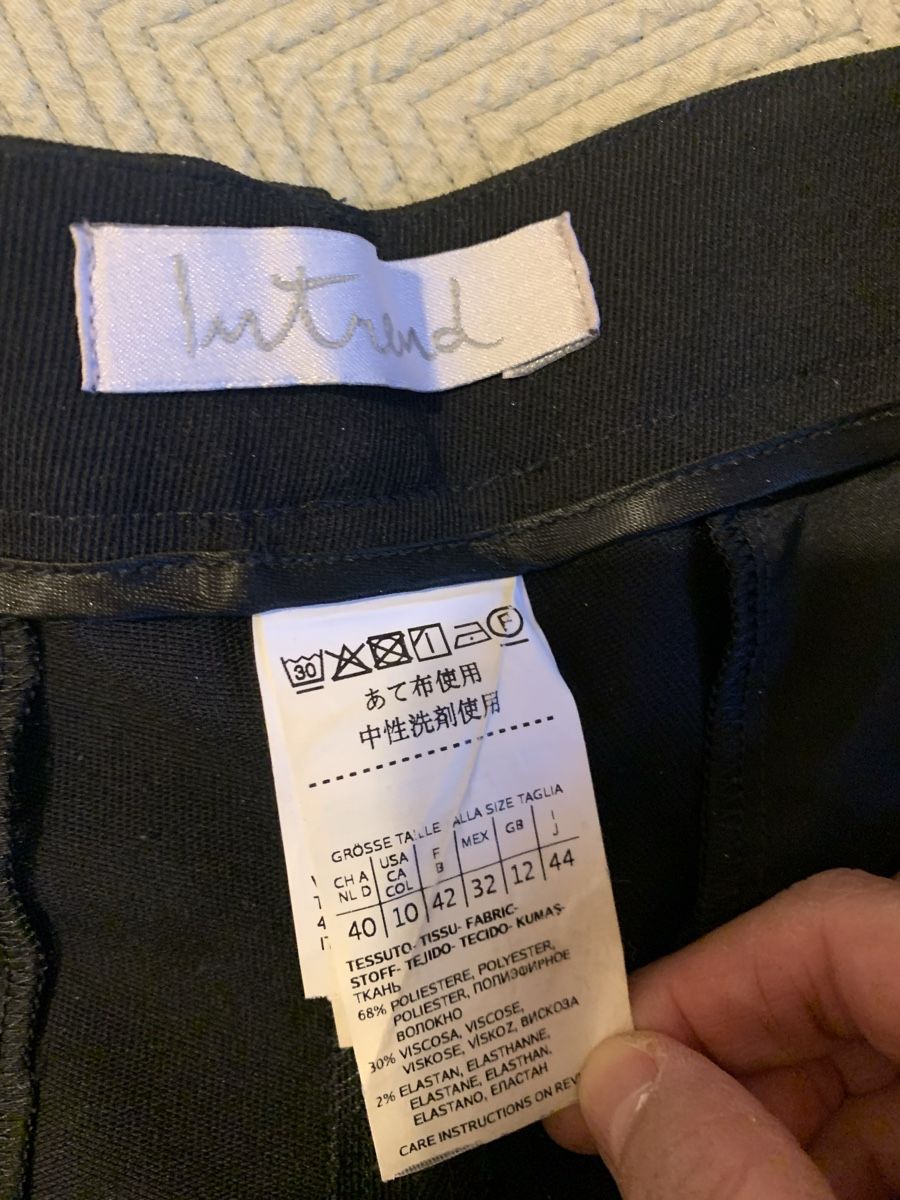 Pantaloni: Pantaloni Neri donna Intrend tg 44 – Usato da Bellinzona venduto da rob_d6fz 3