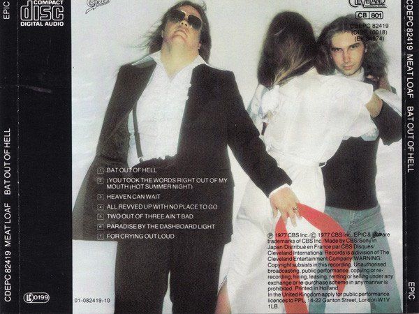 CDs: Meat Loaf – Bat Out Of Hell – Gebraucht aus Liestal von Disc-Point 1