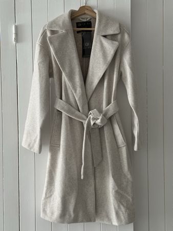 Wollmantel AMISU Grösse 36 - Beige NEU