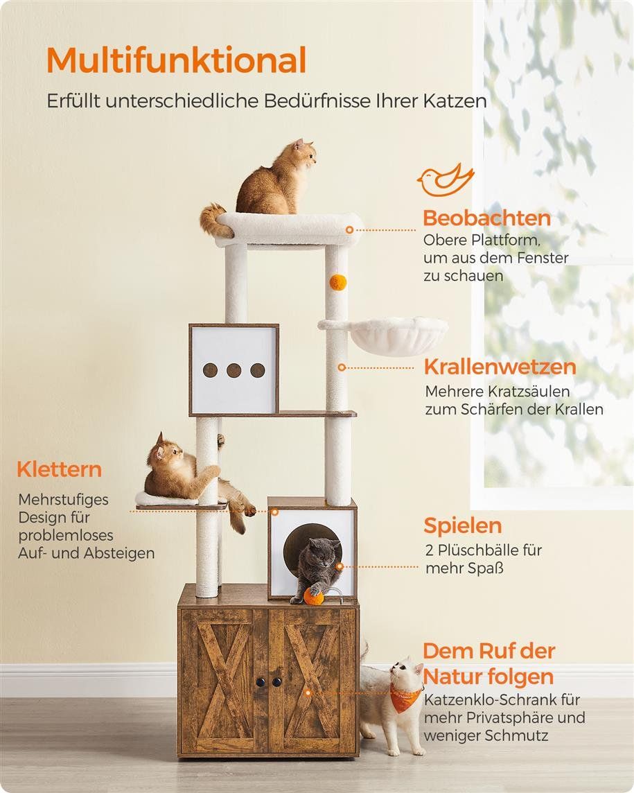 Katzenbaum - Kratzbaum: Kratzbaum Katzenbaum Mit Katzenschrank APOLLO – Neu (gemäss Beschreibung) aus Lachen SZ von MAMORU-MOEBEL 4