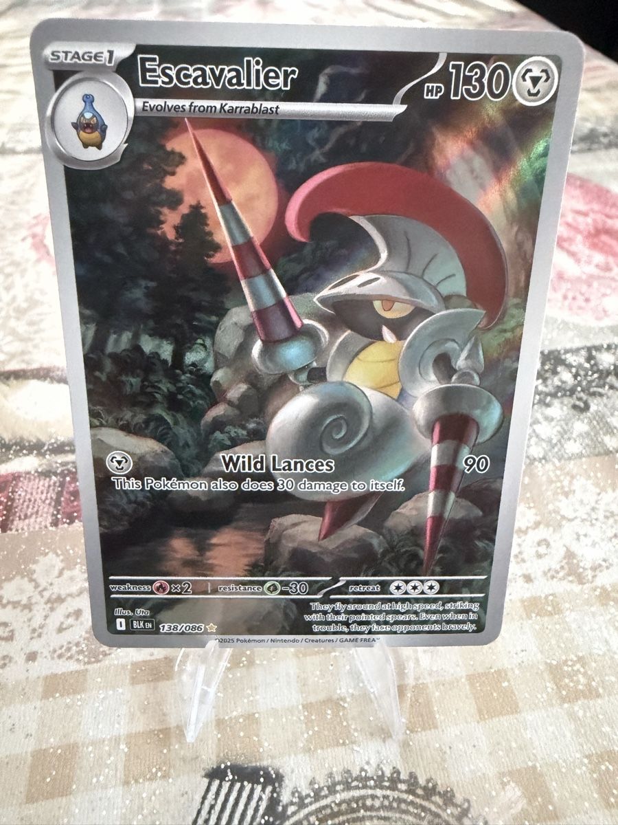 Pokémon Carte collezionabili: Pokémon Karten black Bolt Escavalier ar eng – Nuovo (secondo la descrizione) da Carabbia venduto da _shadoweclipse.tcg_