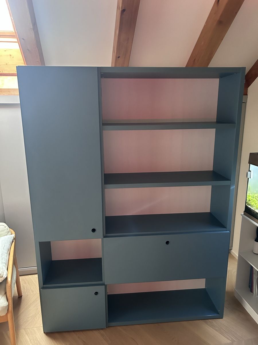 Schränke: Libreria con cassetti blu mobiletto contenitore usato – Gebraucht aus Boppelsen von aci_fm9b 2