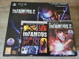 Infamous 1 und Infamous 2 Sammleredition - PS3 OVP
