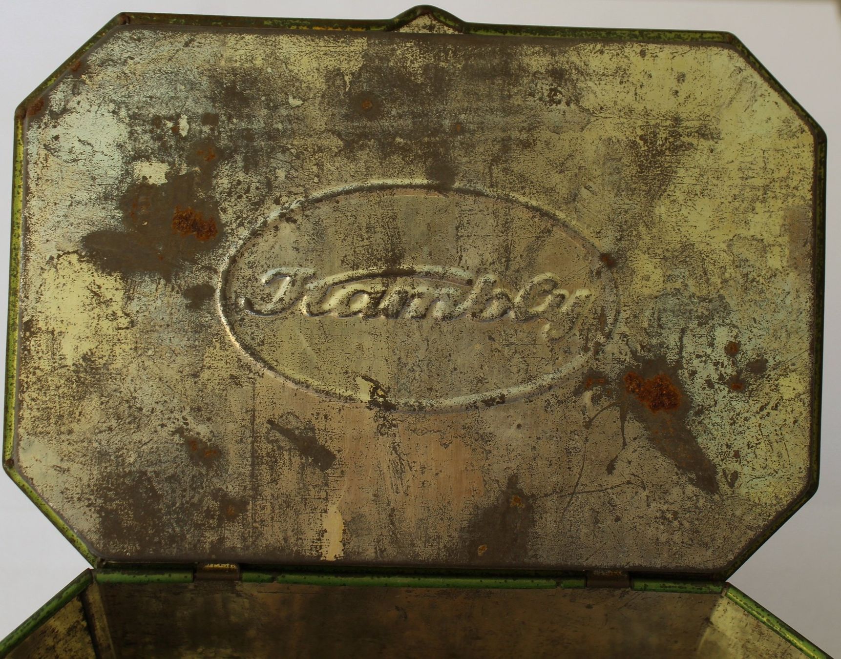 Kambly Dosen: Seltene Kambly Farblithografierte Blechdose um 1920 – Gebraucht aus Zürich von Auctionata 6