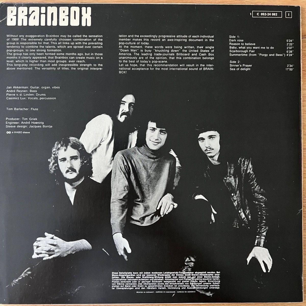 Dischi in vinile: Brainbox - Same / 1. D-Press. 1969 - Very nice Copy – Usato da Gais venduto da soundcave57 1