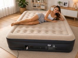 Luftbett Doppelbett mit elektronischer Pumpe 200x150x45cm 