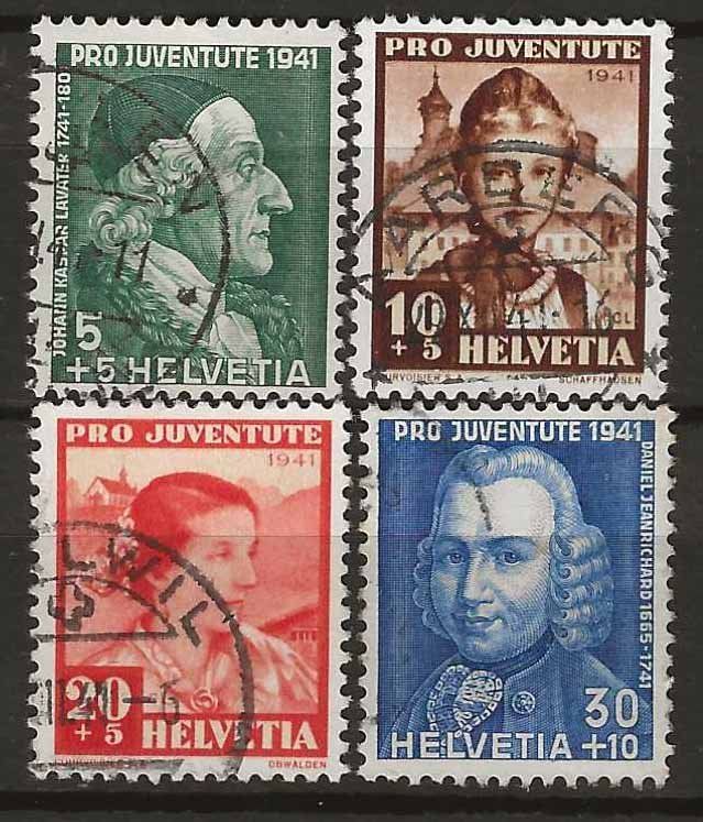 Tutti i francobolli: PJ041 - Pro Juventute 1941 obl. – Usato da Trélex venduto da Phil_Albert