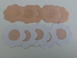 10 Damen-BH-Pads blumenförmig