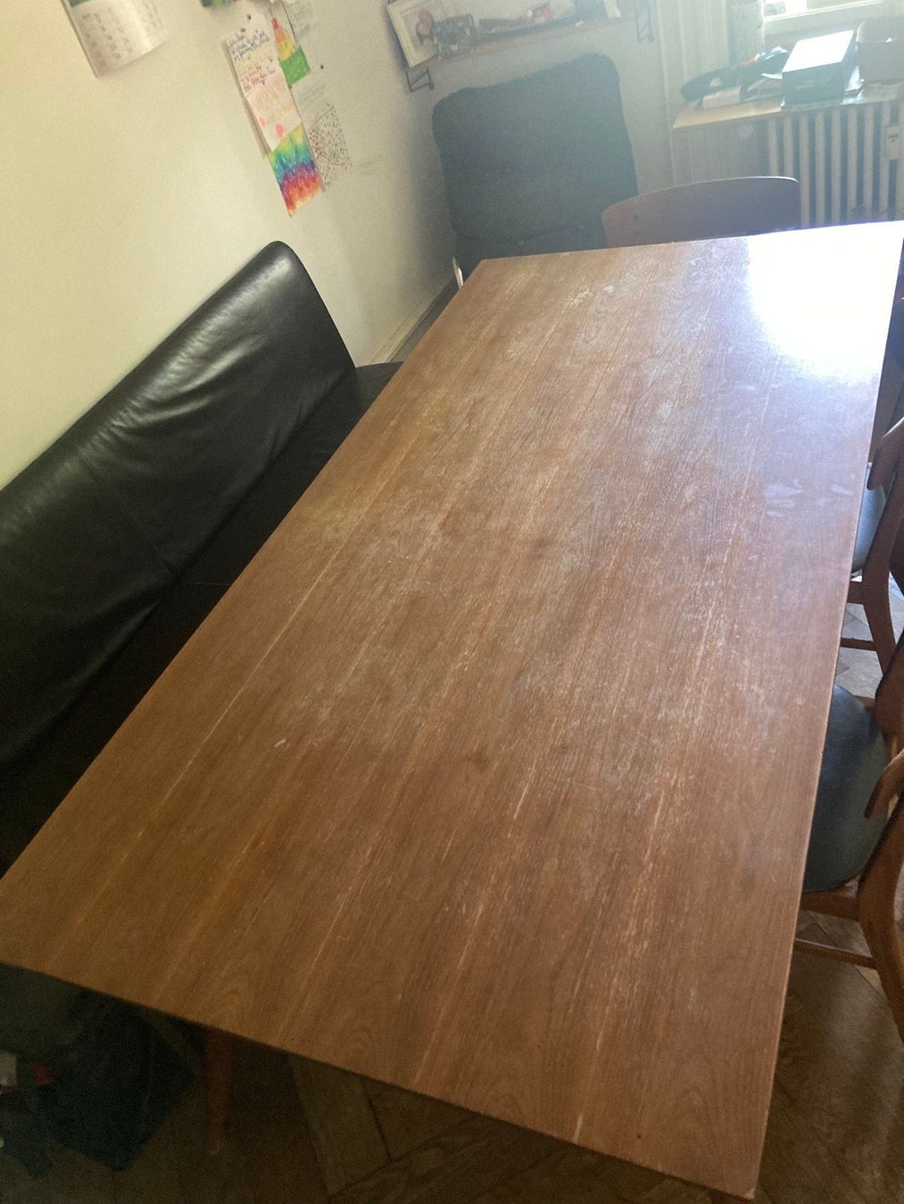 Tables: Massiver Esstisch aus Echtholz, Mid-Century. – D'occasion à basel par amrta 3