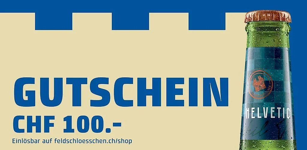 Feldschlösschen Buoni: 1 Gutschein Feldschloesschen CHF 100.- – Nuovo (secondo la descrizione) da Oberglatt ZH venduto da rdm_f6xk