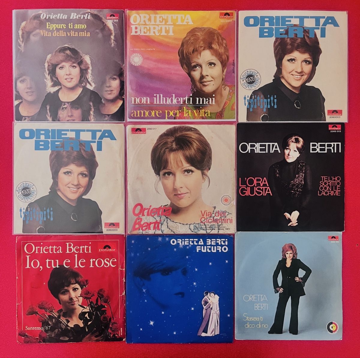 Schallplatten: Orietta Berti kleine Sammlung - Italoschlager – Gebraucht aus Wädenswil von Buddha8