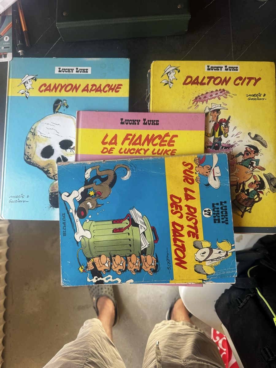 Fumetti: Lot de 4 BD Lucky Luke usagées – Usato da Genève venduto da jul_h2bl 1