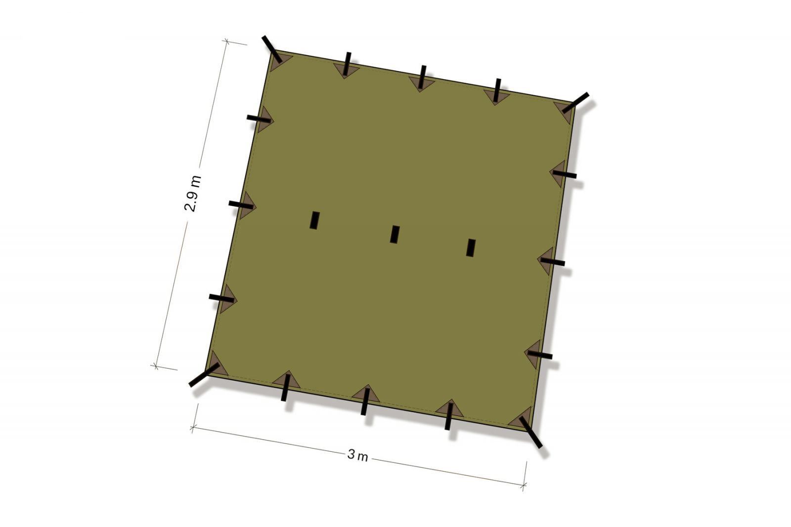 DD Hammocks Sonstiges zu Militär: DD Hammocks DD Recycled - Tarp 3 olivgrü – Neu und originalverpackt aus Tulln von HaengemattenShop 3