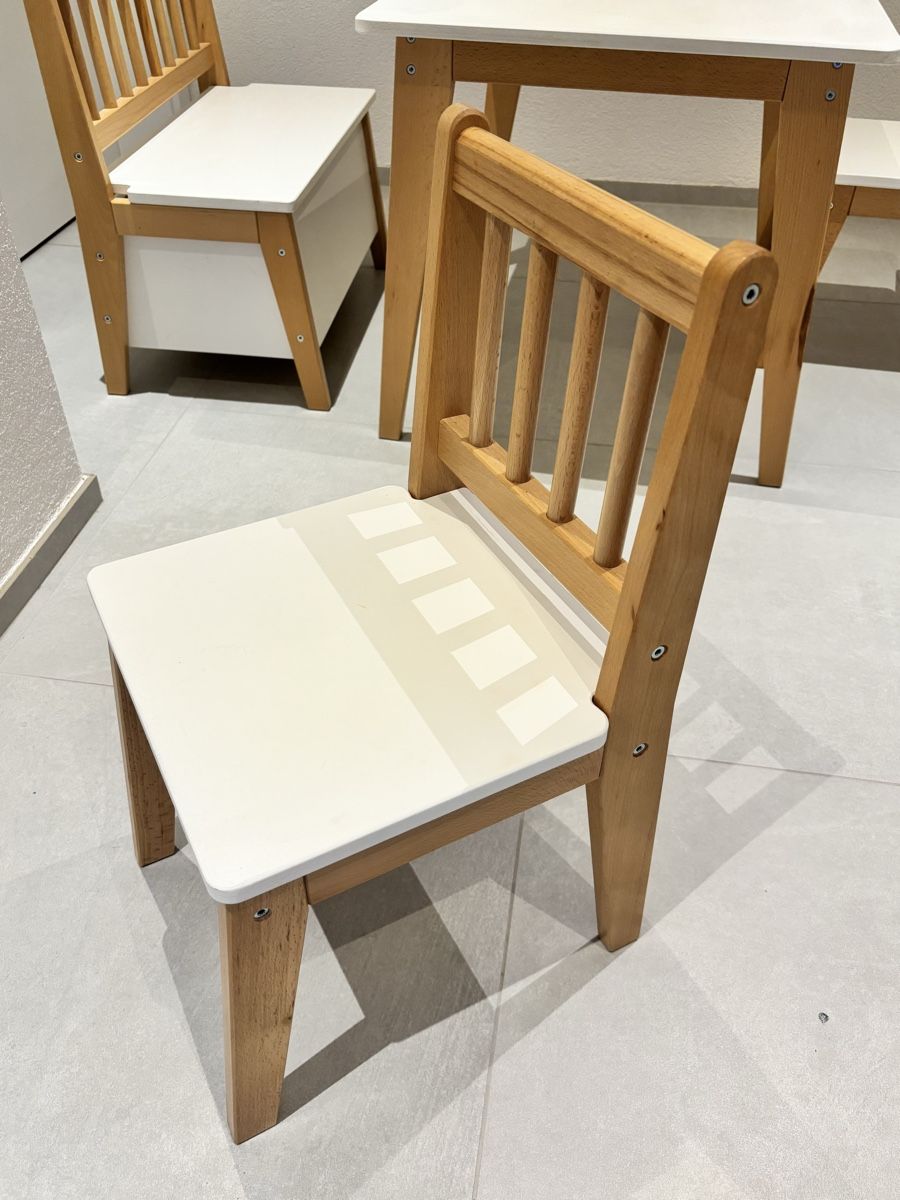 Set di tavolo e panche: Kinder Tisch mit Stühlen/Sitzbank – Usato da Lüterkofen venduto da mucki120 6