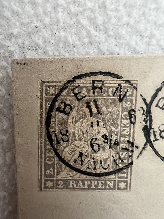 Tutti i francobolli: Briefmarke 2 Rappen – Usato da Thal venduto da chiiniii