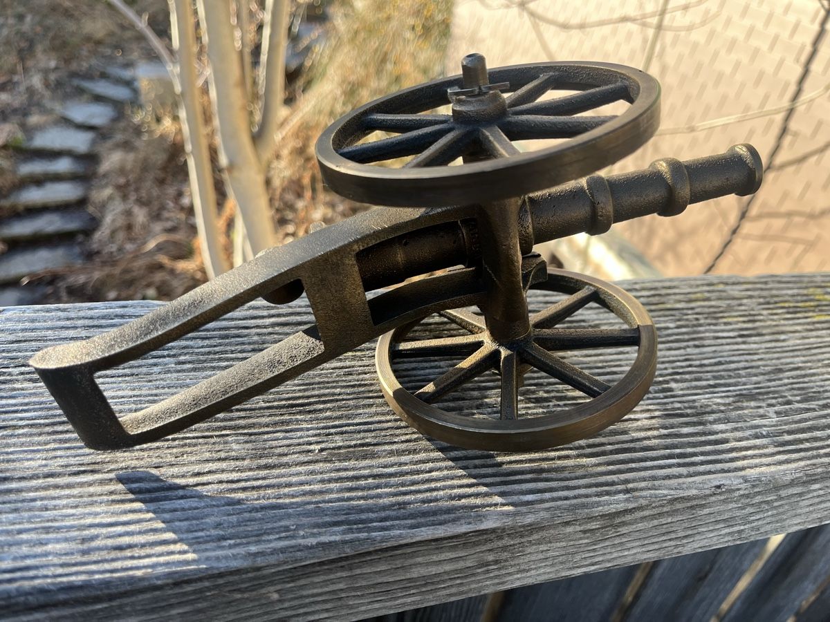 Skulpturen & Statuen: Bronze Kanone (Deko) – Gebraucht aus Wiesenberg von swissantik 5