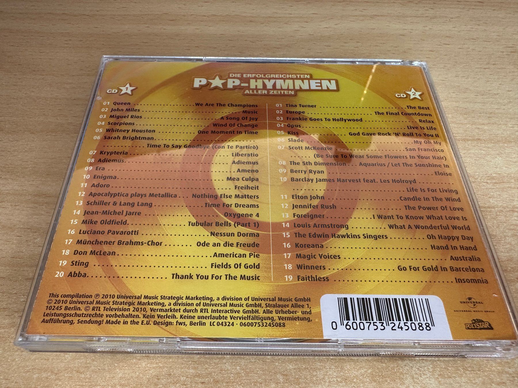 CD: Ultimative Chart Show - Die Erfolgreichsten Pop-Hymnen Aller – Usato da Rikon im Tösstal venduto da Alpenmutz 1