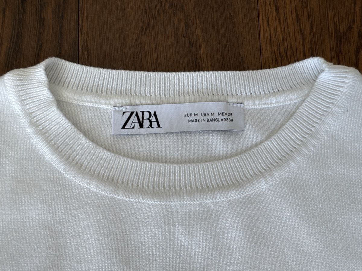 Zara Top: ZARA Damen Strick Top Weiss Gr. M – Usato da HORGEN venduto da vladibarca10 2