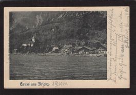Gruss aus Brienz , gel. 8.lX.1900 , UPU