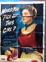 Original 1951Film Plakat PICK UP US 3-Sheet 202x104 cm