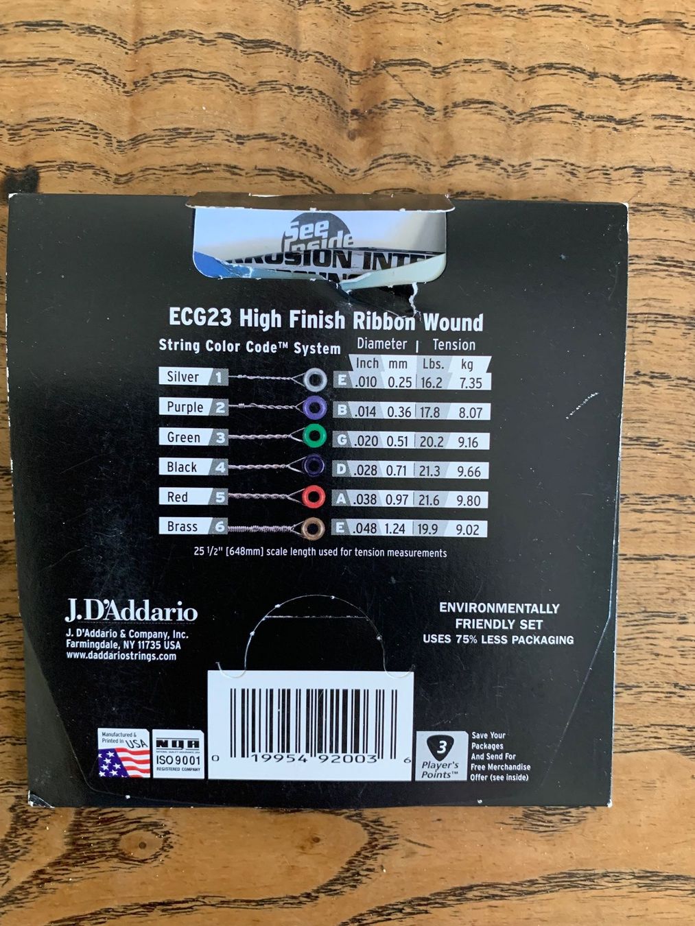D'Addario Musikinstrumente: D'Addario Chrome Electric Guitar Strings – Neu und originalverpackt aus Brugg AG von Lyma01 1