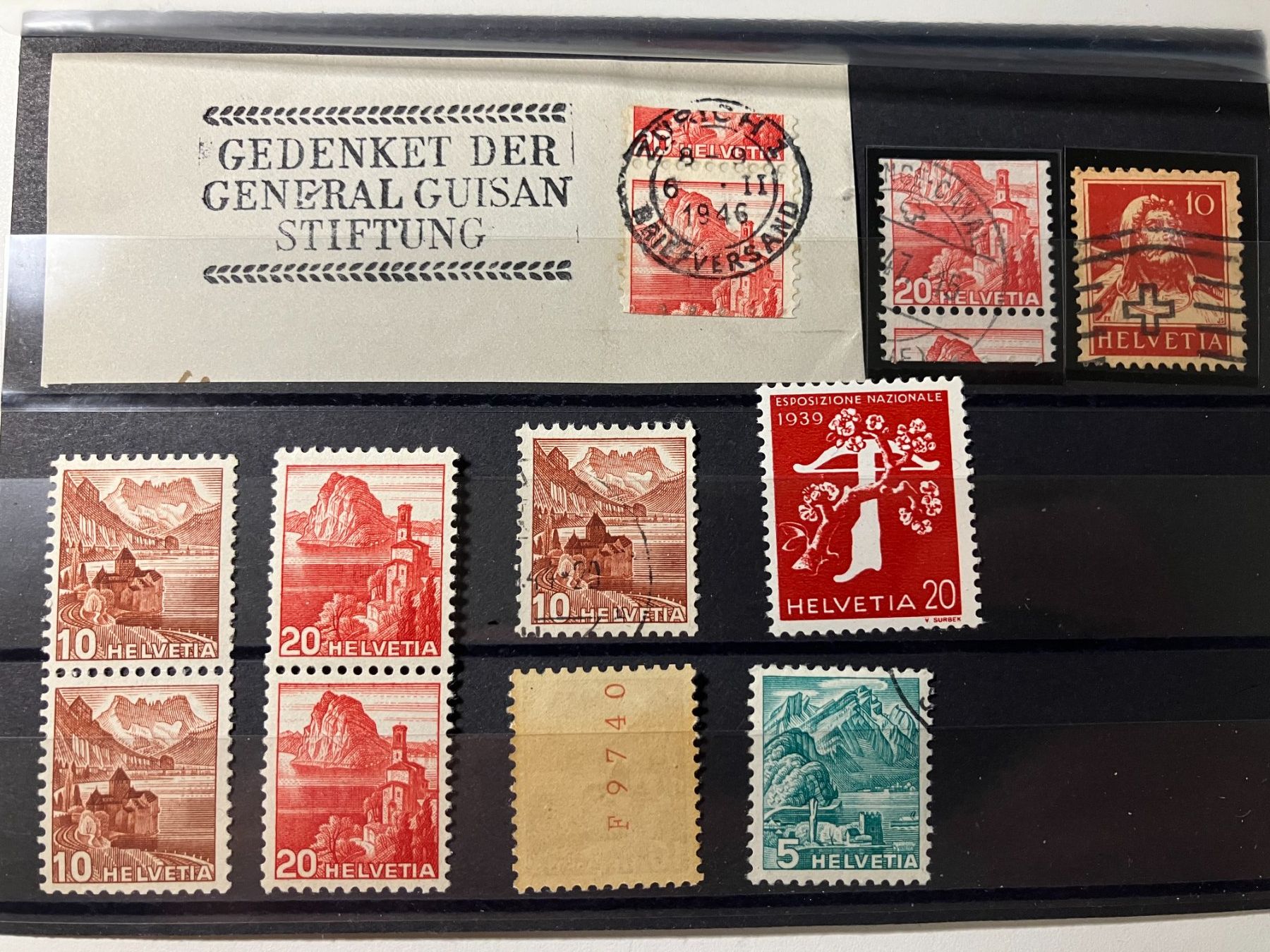 Tutti i francobolli: Rollenmarken **/ gestempelt, m. Kontroll-Nr., verschnitten – Usato da Würenlos venduto da Eulenpostuhu