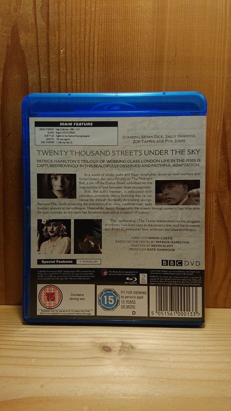 Tutti i DVDs: TWENTY THOUSAND STREETS UNDER THE SKY Blu-Ray Englisch Vers – Usato da Wilderswil venduto da Exebub 1