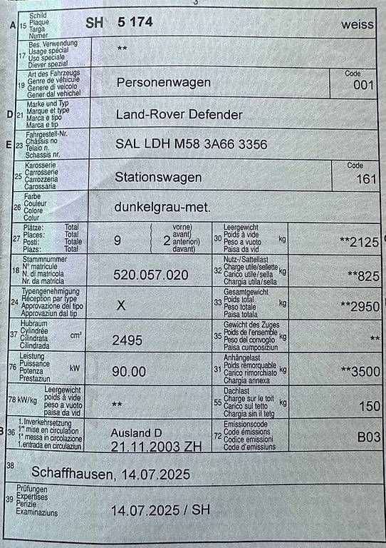 Automobili: Land Rover 110 SW 2,5 TD5 – Usato da Büttenhardt venduto da damaxkayv 4