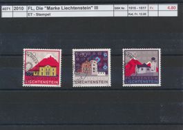 2010 FL, "Die Marke Liechtenstein III", ET - Stempel