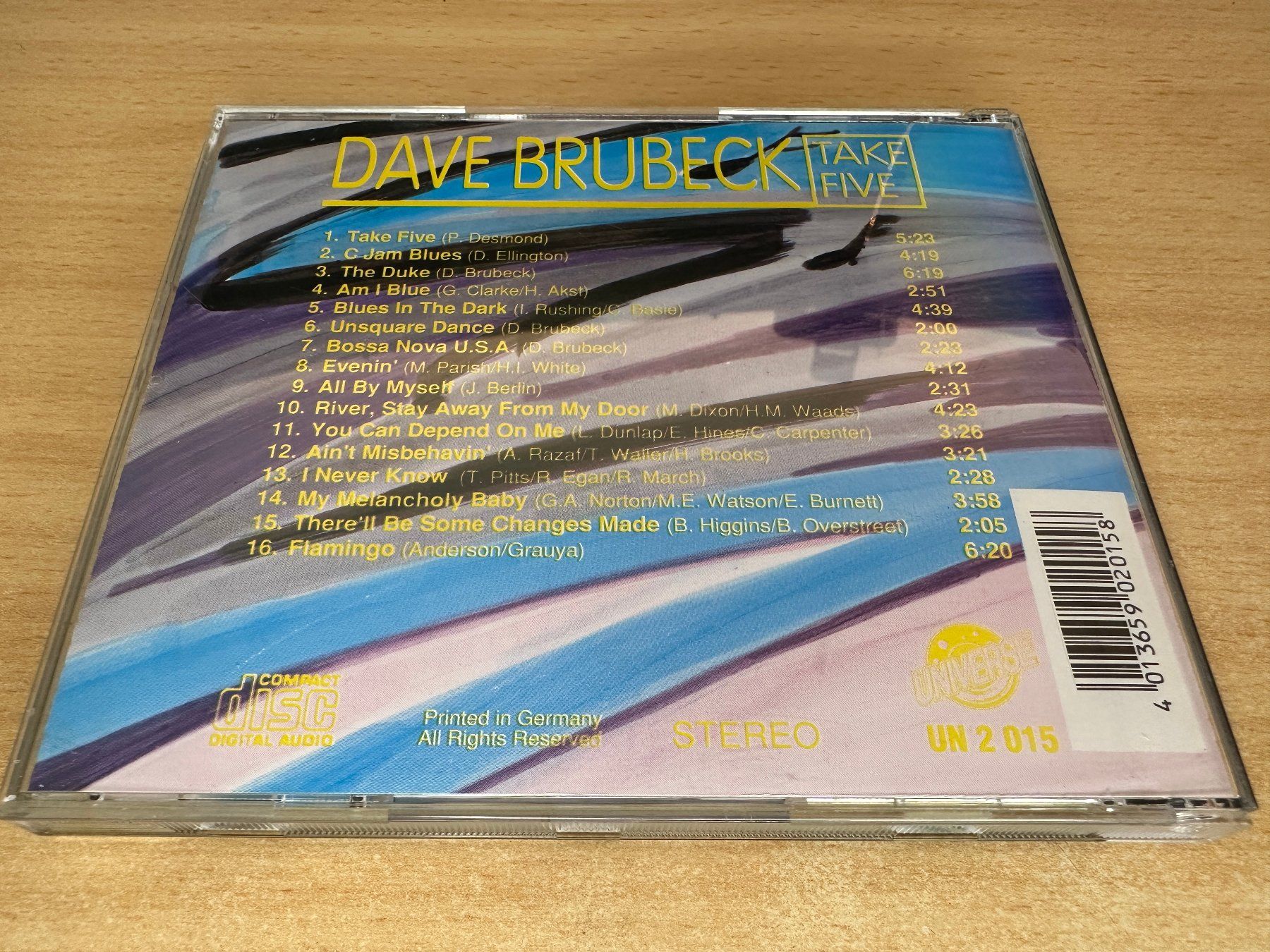 CD: J0 Dave Brubeck – Take Five – Usato da Rikon im Tösstal venduto da Alpenmutz 1