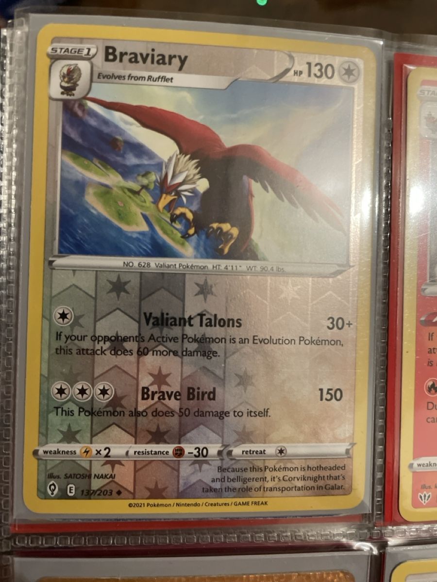 Pokémon Carte collezionabili: Braviary Pokémon Karte Mint! – Usato da Biel/Bienne venduto da pab_ty7p