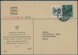 1942 - Bundesverwaltung BVW - Brief - BFr