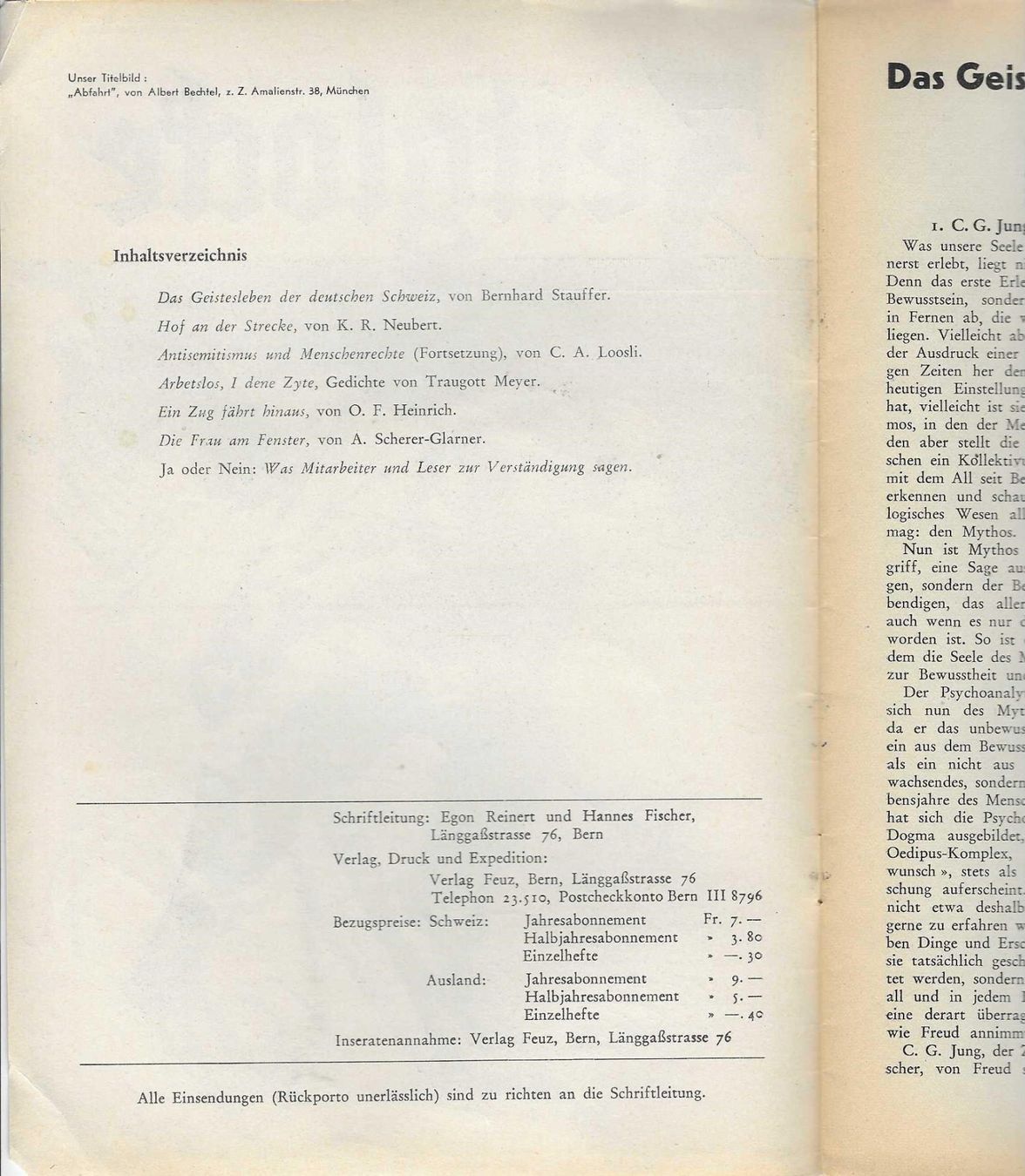 Livres: ZeitglockeNr. 21, 1934 – D'occasion à Flims - Dorf par Stagediver 1