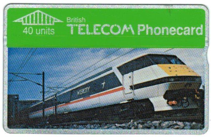Telefonkarte British Telecom BTA-014 Intercity Rail (Gebraucht) in ...