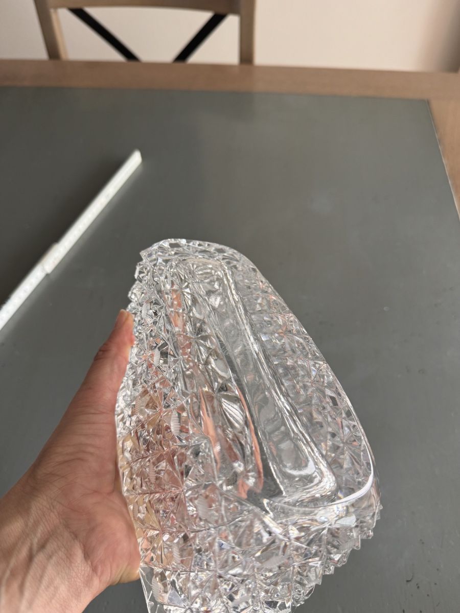 Vasi & Recipienti: Elegant Crystal Rectangular Vase - Perfect for Spring Flower – Usato da Zug venduto da Arina2 7