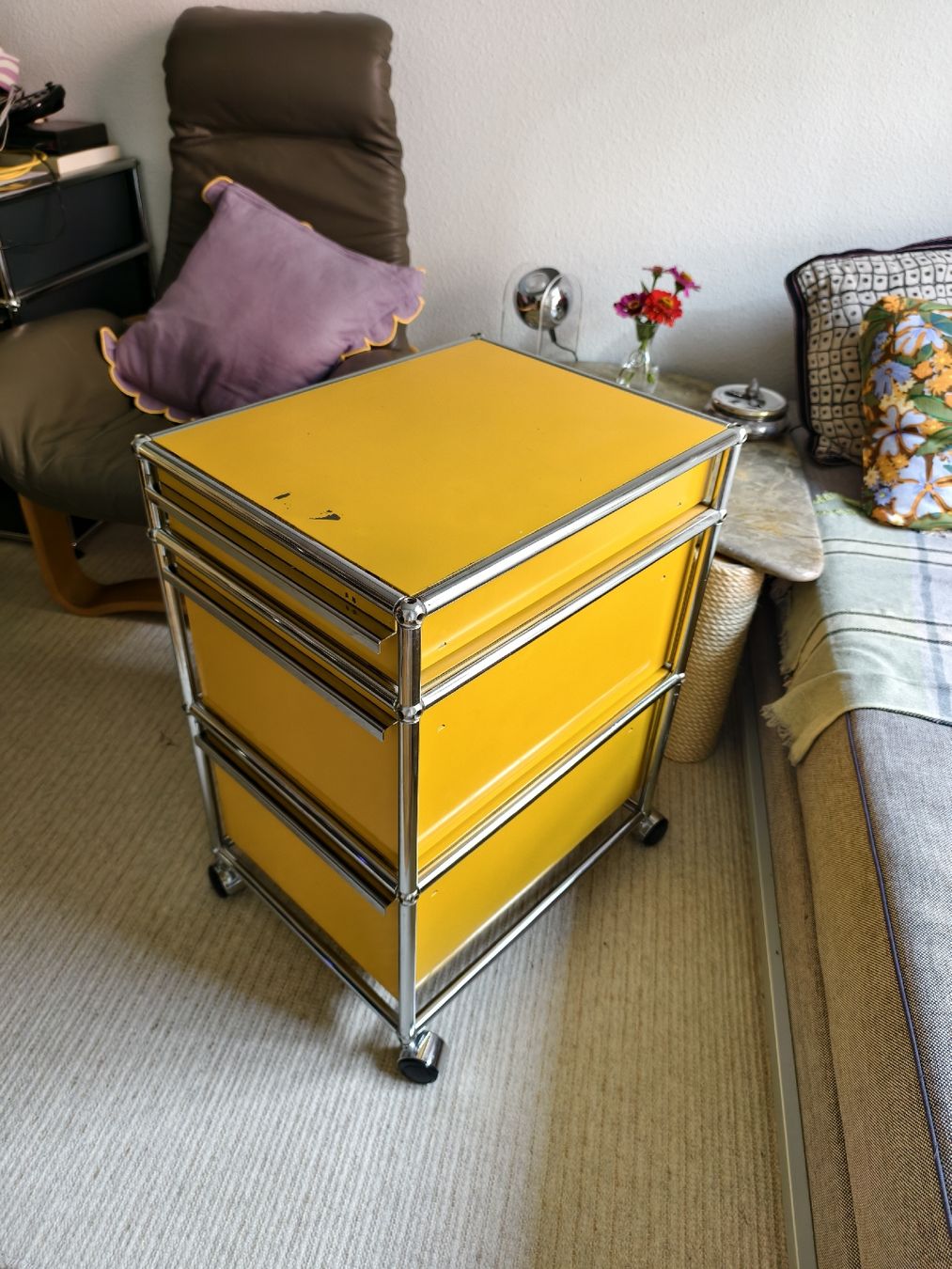 USM Korpus: Gelber USM Haller Rollcontainer – Gebraucht aus Basel von bkw_j9vk 5