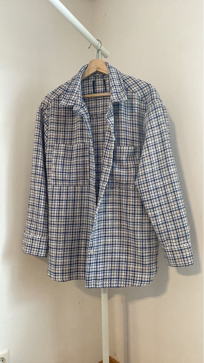Camicie: Schickes Hemd Gr. S kariert blau/weiss – Usato da lommis venduto da inf_thv8