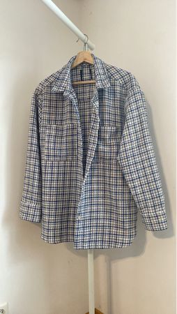Schickes Hemd Gr. S kariert blau/weiss
