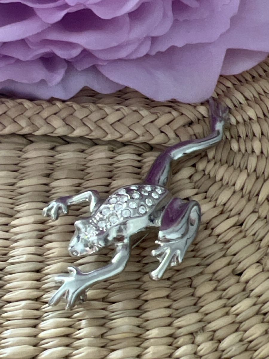 Spille & Fermagli: Schöne Frosch Brosche  – Nuovo (secondo la descrizione) da Seon venduto da Sunny-Schmuck78 1