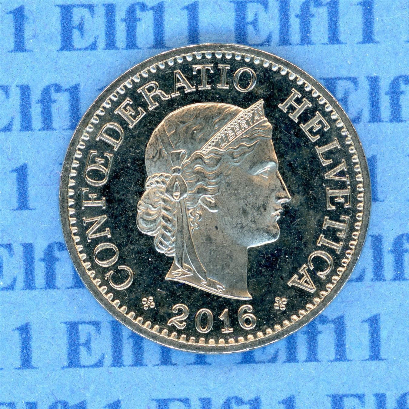 Tutti le monete: CHF___0.10 2016 -unz 10 Rappen – Usato da Widnau venduto da Elf11