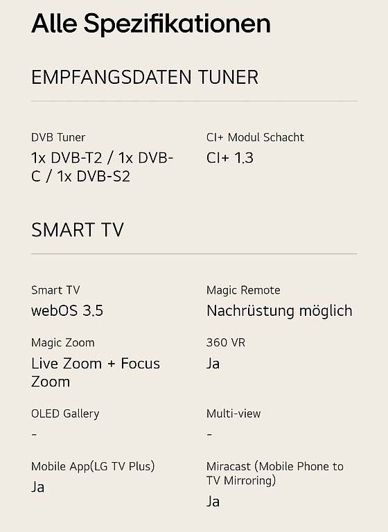 Televisori: LG 65zoll Smart TV  – Usato da Maienfeld venduto da motorabbit 2