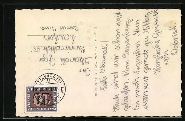 Cartoline postali: Lignieres, Generalansicht der Ortschaft, – Usato da Berlin venduto da bartko-reher 1